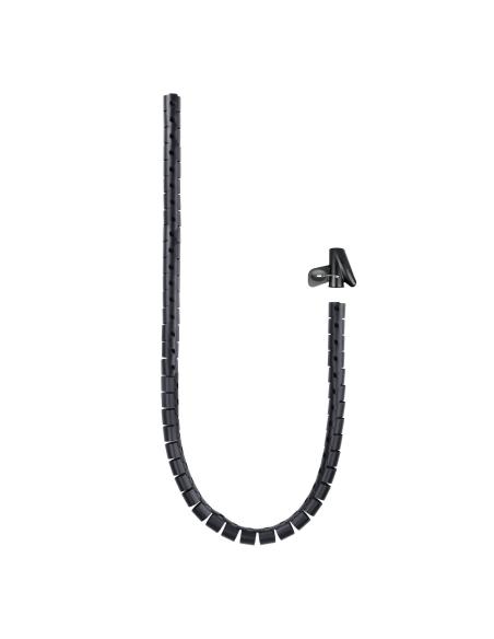 Nanocable 10.36.0001-BK Organizador de Cables Flexible 25mm 1M Negro