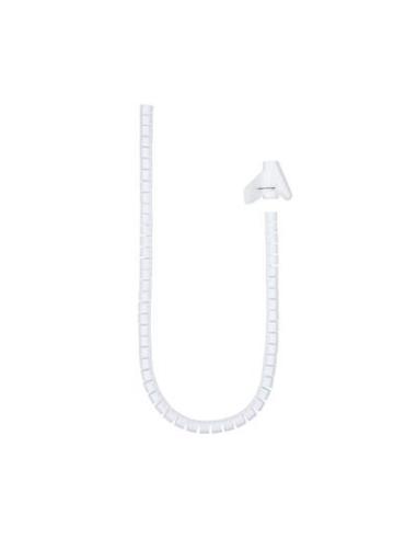 Nanocable 10.36.0002-W Organizador de Cables Flexible 25mm 2M Blanco
