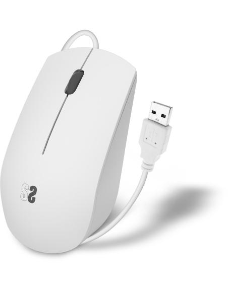 Subblim Business Ratón Silencioso 1200 DPI Blanco