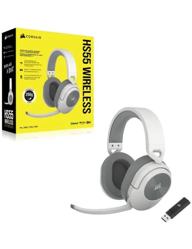 %shop-name%Corsair HS55 Wireless Auriculares Inalámbricos Gaming Blancos