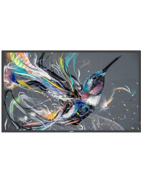 Philips Signage solutions Q-Line 55" Pantalla Interactiva IPS 4K Ultra HD Negro