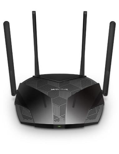 Mercusys MR80X Router WiFi 6 AX3000 Doble Banda MU-MIMO/OFDMA/WPA3