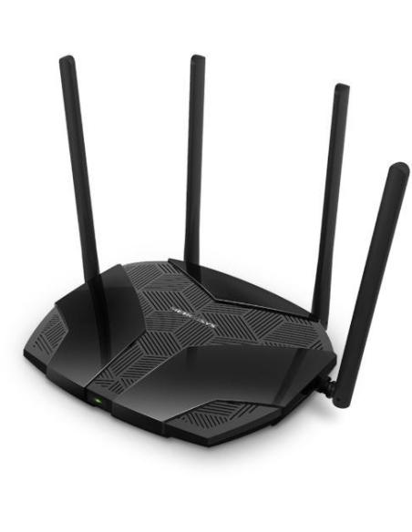 Mercusys MR80X Router WiFi 6 AX3000 Doble Banda MU-MIMO/OFDMA/WPA3