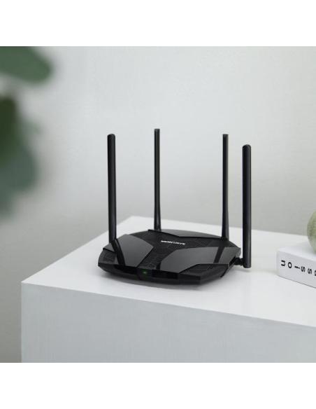 Mercusys MR80X Router WiFi 6 AX3000 Doble Banda MU-MIMO/OFDMA/WPA3