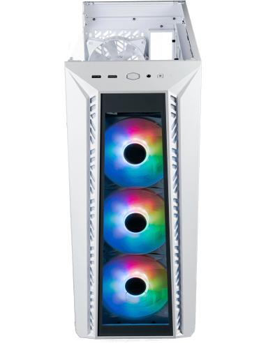 Cooler Master MasterBox 520 Midi Tower Cristal Templado ARGB USB 3.2 Blanco