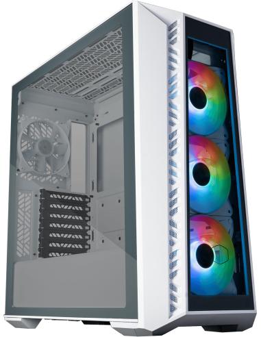 Cooler Master MasterBox 520 Midi Tower Cristal Templado ARGB USB 3.2 Blanco