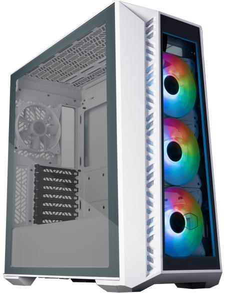 Cooler Master MasterBox 520 Midi Tower Cristal Templado ARGB USB 3.2 Blanco