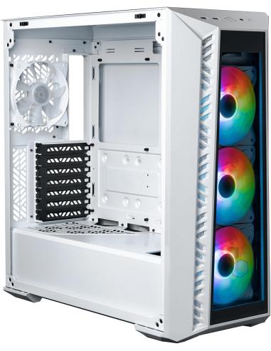 Cooler Master MasterBox 520 Midi Tower Cristal Templado ARGB USB 3.2 Blanco