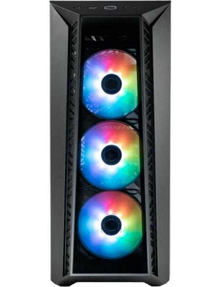 Cooler Master MasterBox 520 Midi Tower Cristal Templado ARGB USB 3.2 Negra