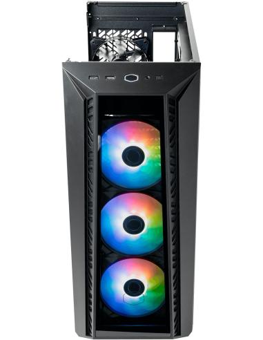 Cooler Master MasterBox 520 Midi Tower Cristal Templado ARGB USB 3.2 Negra
