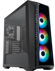 Cooler Master MasterBox 520 Midi Tower Cristal Templado ARGB USB 3.2 Negra
