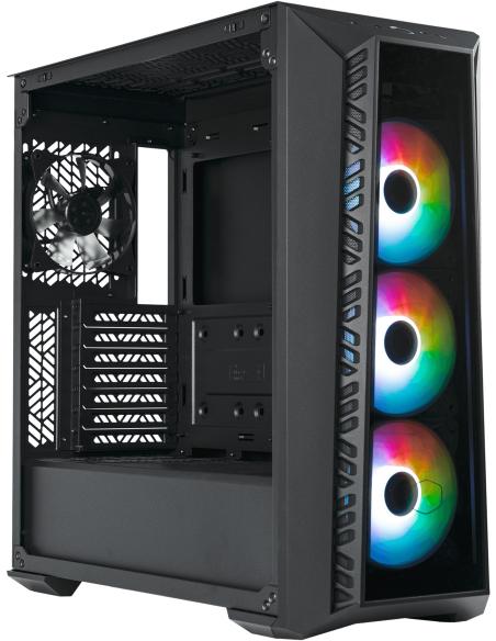 Cooler Master MasterBox 520 Midi Tower Cristal Templado ARGB USB 3.2 Negra
