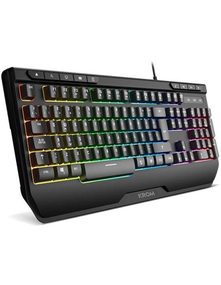 KROM NXKROMKENYA Combo Gaming 4 en 1 Auriculares + Teclado + Alfombrilla + Raton