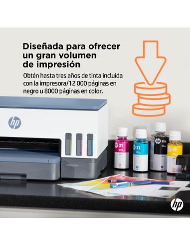 HP Smart Tank 7006 Impresora Multifunción Color Dúplex WiFi + 3 Años de Tinta Incluida