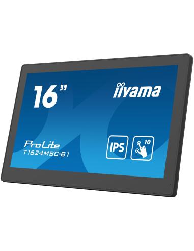 iiyama T1624MSC-B1 16" Pantalla Interactiva IPS FullHD Negro