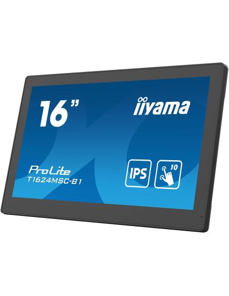 iiyama T1624MSC-B1 16" Pantalla Interactiva IPS FullHD Negro