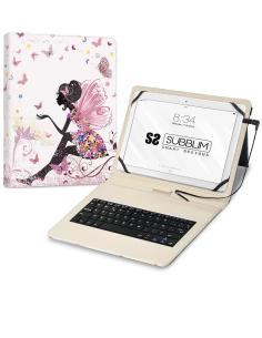 Subblim Keytab Funda Universal con Teclado Hada para Tablet 11.1"-1361918