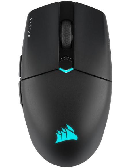Corsair KATAR ELITE WIRELESS Ratón Inalámbrico 26000 DPI Negro