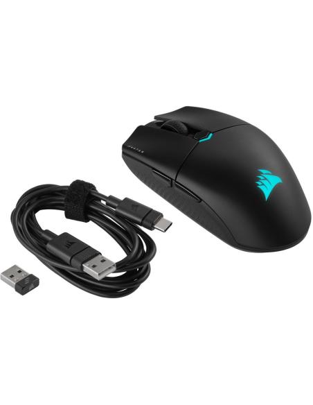 Corsair KATAR ELITE WIRELESS Ratón Inalámbrico 26000 DPI Negro