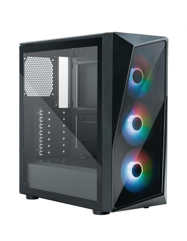 Cooler Master CMP 520 Midi Tower Cristal Templado USB 3.2 Negra