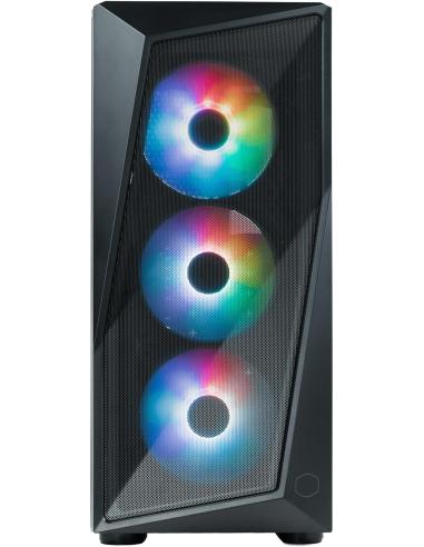 Cooler Master CMP 520 Midi Tower Cristal Templado USB 3.2 Negra