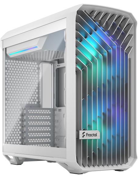 Fractal Design Torrent Compact Cristal Templado USB 3.2 Blanco