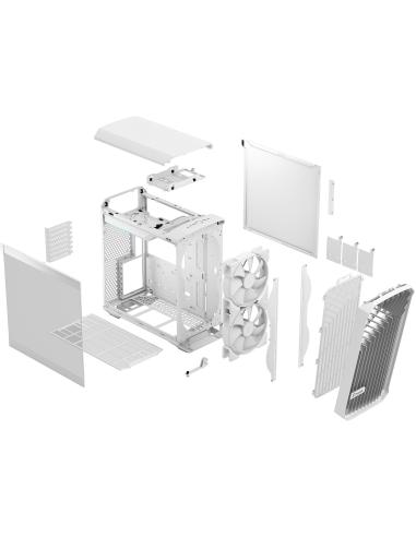 Fractal Design Torrent Compact Cristal Templado USB 3.2 Blanco