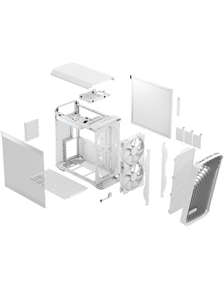 Fractal Design Torrent Compact Cristal Templado USB 3.2 Blanco