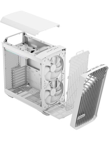 Fractal Design Torrent Compact Cristal Templado USB 3.2 Blanco