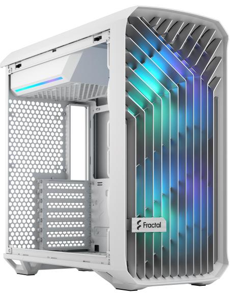 Fractal Design Torrent Compact Cristal Templado USB 3.2 Blanco