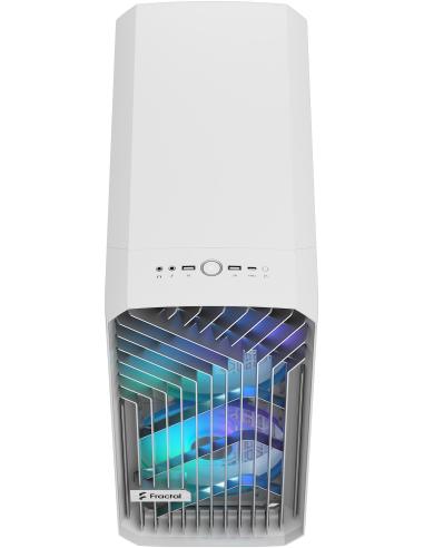 Fractal Design Torrent Compact Cristal Templado USB 3.2 Blanco