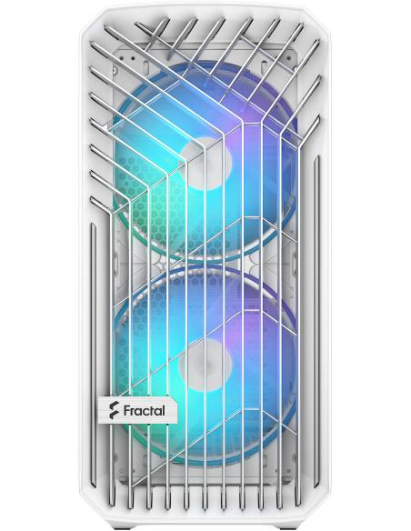 Fractal Design Torrent Compact Cristal Templado USB 3.2 Blanco