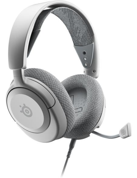 Steelseries Arctis Nova 1P Auriculares Gaming Blancos