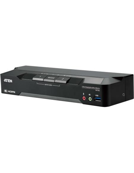 ATEN KVM CM1942-AT-G Matriz de Vídeo 4 Puertos DisplayPort negro