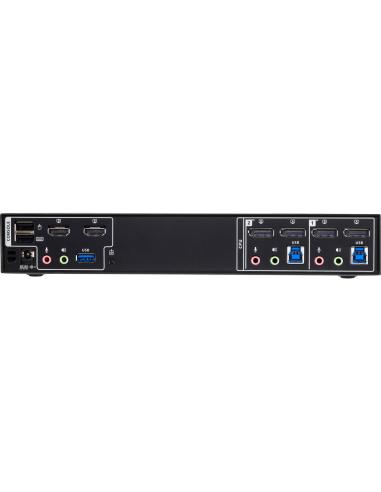 ATEN KVM CM1942-AT-G Matriz de Vídeo 4 Puertos DisplayPort negro