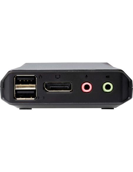 Aten CS52DP-AT Switch KVM Displayport Hibrido 2 Puertos USB-C Negro