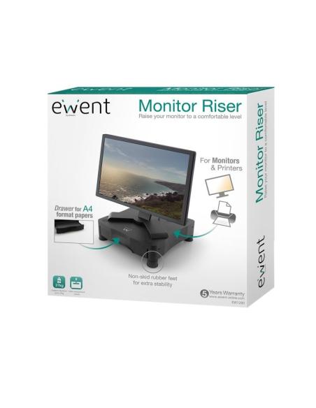 Ewent Soporte para Monitor hasta 27KG Negro