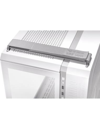 Asus TUF Gaming GT502 Cristal Templado USB 3.2 Blanca