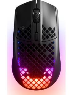 SteelSeries Aerox 3 (2022) Onyx Negro Ratón Gaming Inalámbrico 18000 DPI-1353825