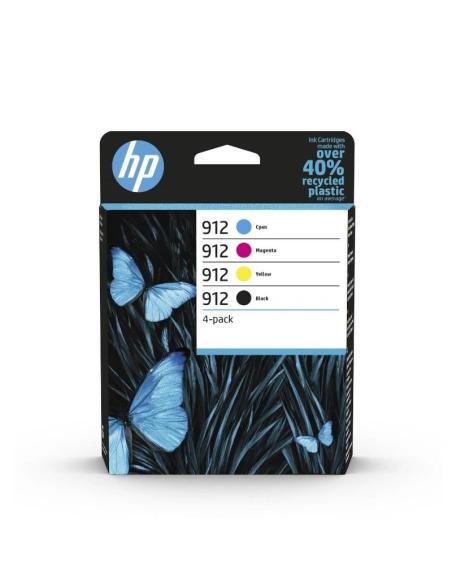 HP 912 Multipack 4 Cartuchos de Tinta Negro/Cian/Magenta/Amarillo