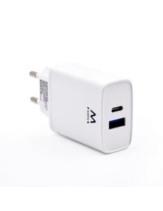 Ewent Cargador Rápido Q3 20w USB-C y USB-A-1360442