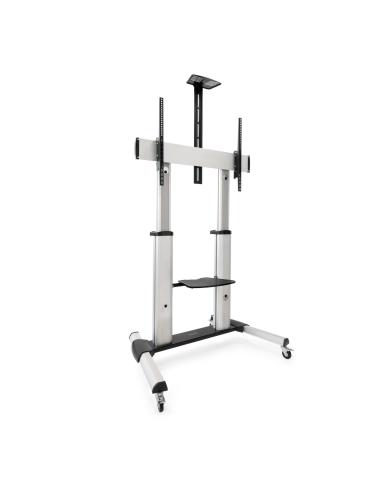 TooQ FS20300M-B Soporte de Suelo con Ruedas para Pantallas de 60 - 100"  Máx. 100 Kg Aluminio