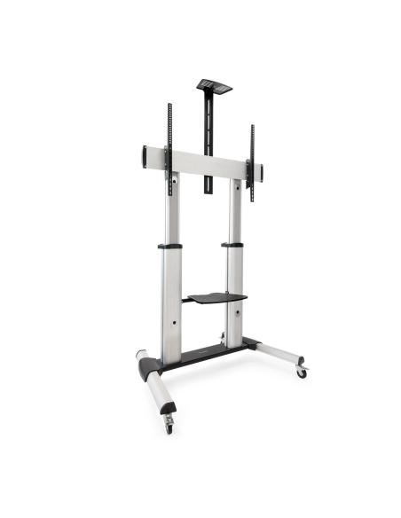 TooQ FS20300M-B Soporte de Suelo con Ruedas para Pantallas de 60 - 100"  Máx. 100 Kg Aluminio