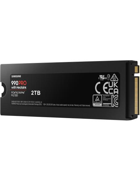 Samsung 990 Pro SSD M.2 2 TB PCIe Gen 4 con Disipador