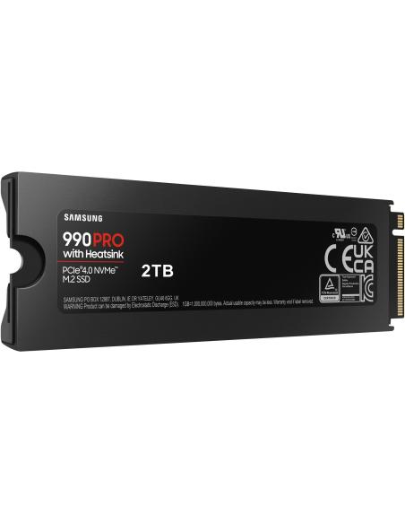 Samsung 990 Pro SSD M.2 2 TB PCIe Gen 4 con Disipador