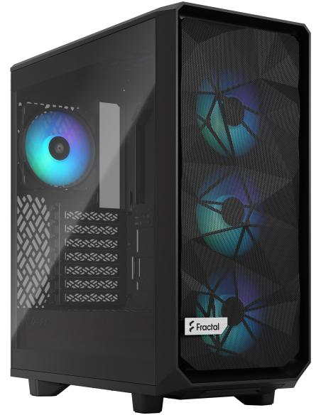 Fractal Design Meshify 2 Compact Lite Cristal Templado USB 3.2 Negro
