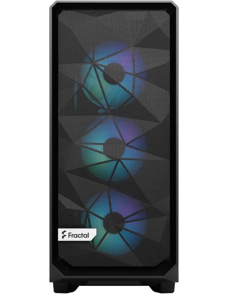 Fractal Design Meshify 2 Compact Lite Cristal Templado USB 3.2 Negro