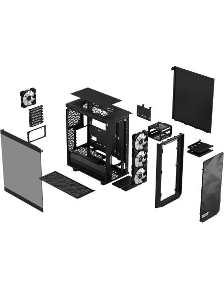 Fractal Design Meshify 2 Compact Lite Cristal Templado USB 3.2 Negro