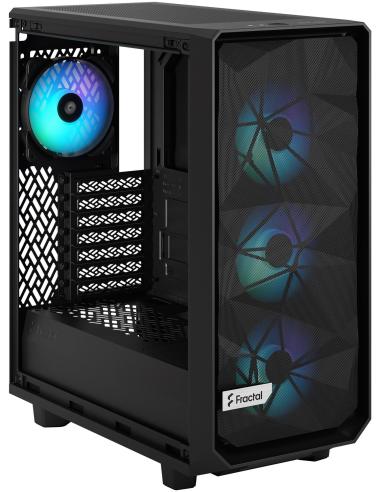 Fractal Design Meshify 2 Compact Lite Cristal Templado USB 3.2 Negro