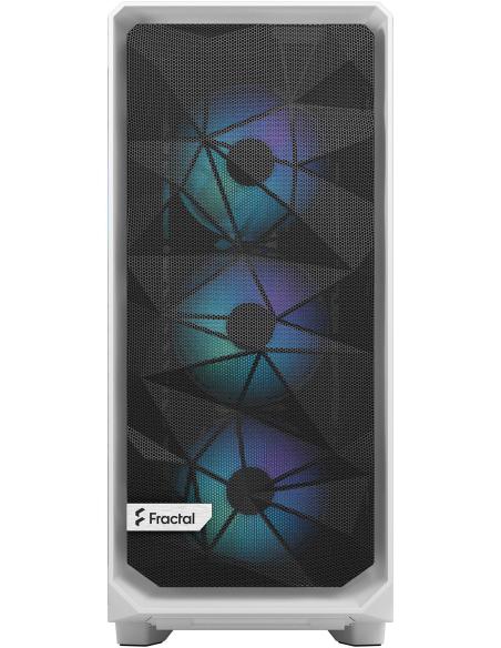 Fractal Design Meshify 2 Compact RGB Cristal Templado USB 3.2 Blanco